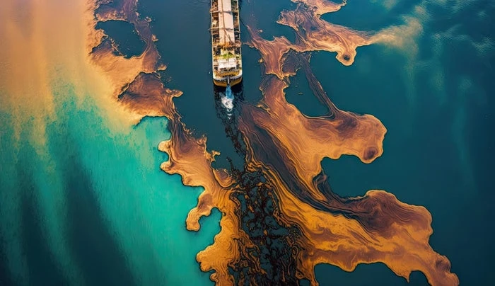 PSM Excellence 14 Oil Platfrom Rig in the Middle of the Ocean